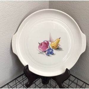 Knowles Utility Ware Platter Plate Fruit pattern